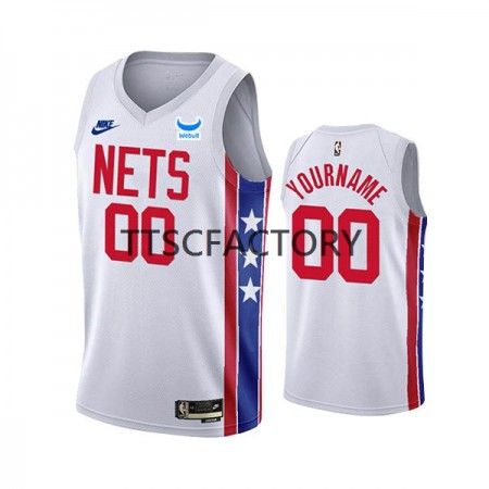 Dres Brooklyn Nets Prilagođeni Nike 2022-23 Classic Edition Bijela Swingman - Muške